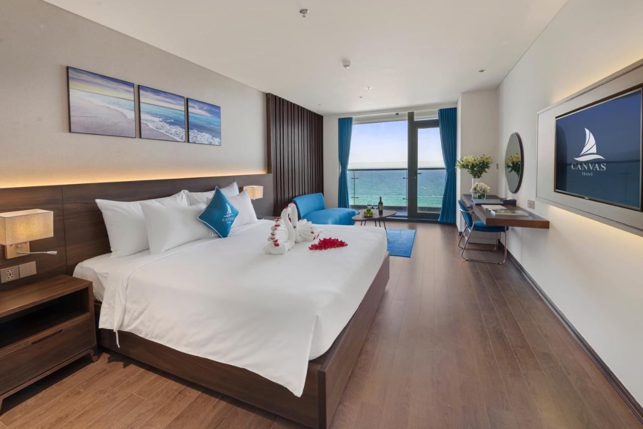 Canvas Danang Beach Hotel Exterior foto