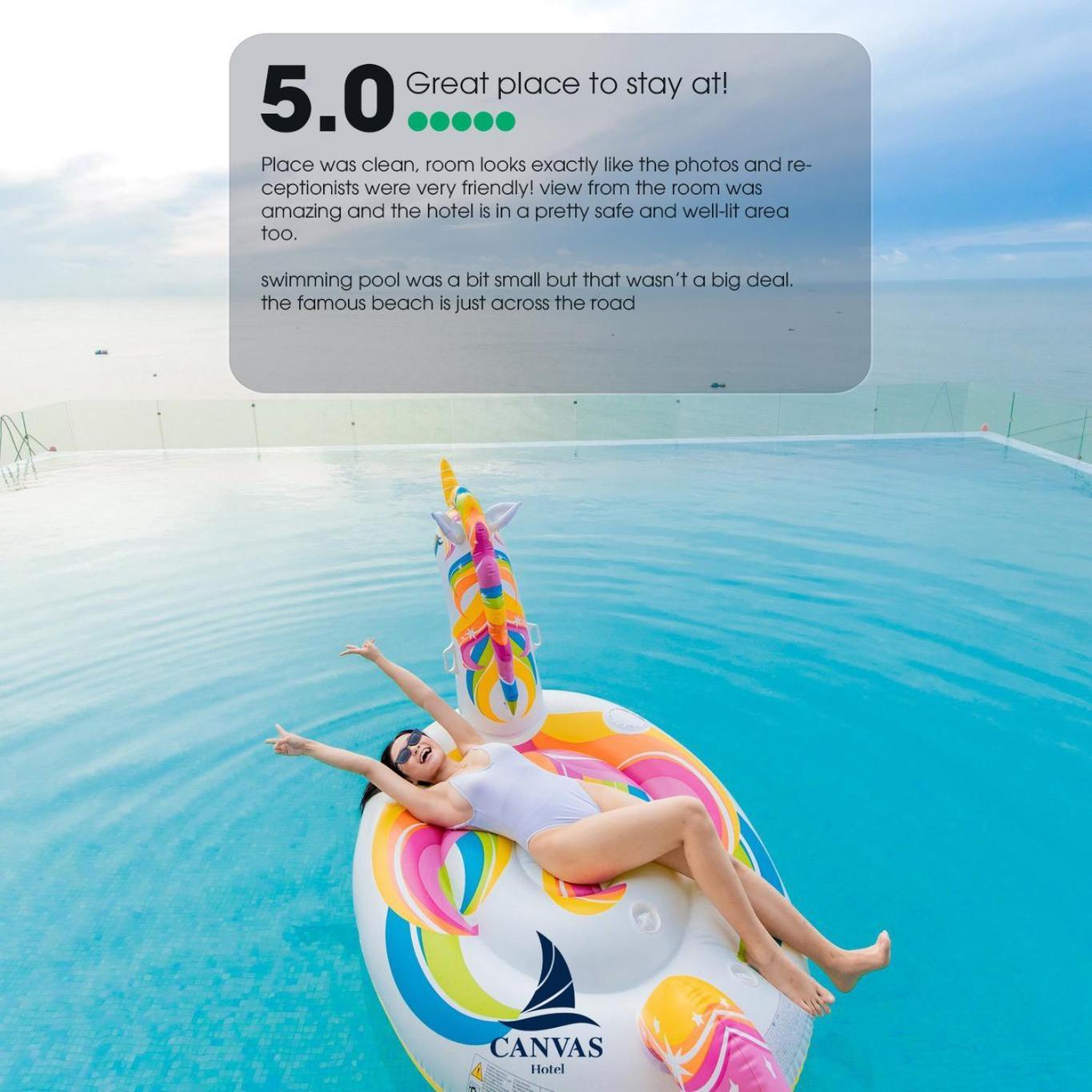 Canvas Danang Beach Hotel Exterior foto