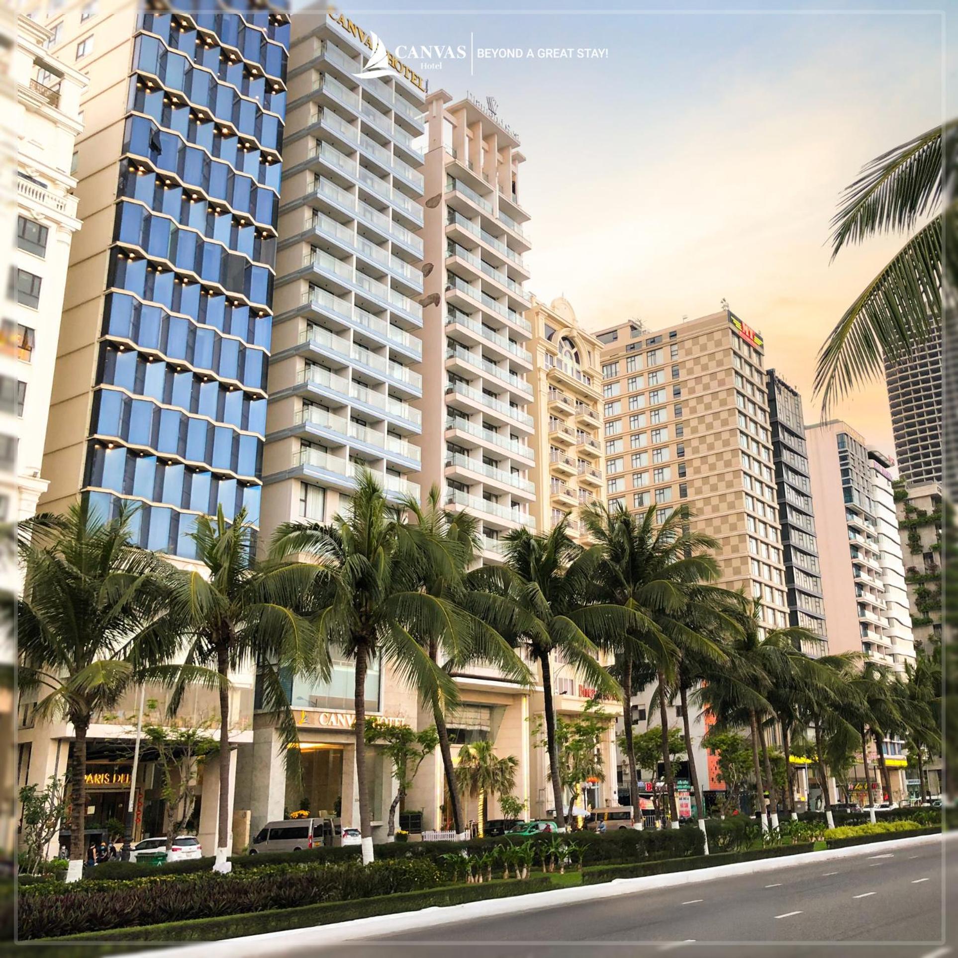Canvas Danang Beach Hotel Exterior foto