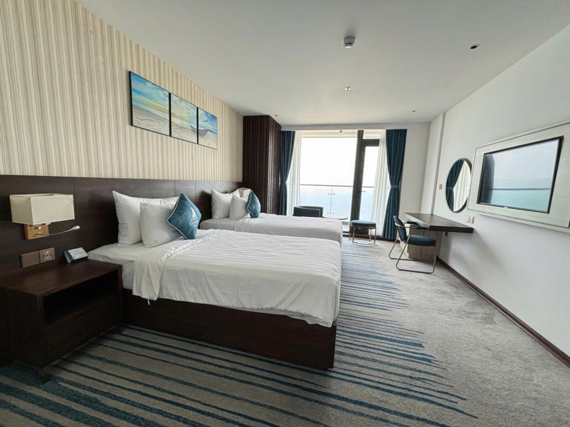 Canvas Danang Beach Hotel Exterior foto