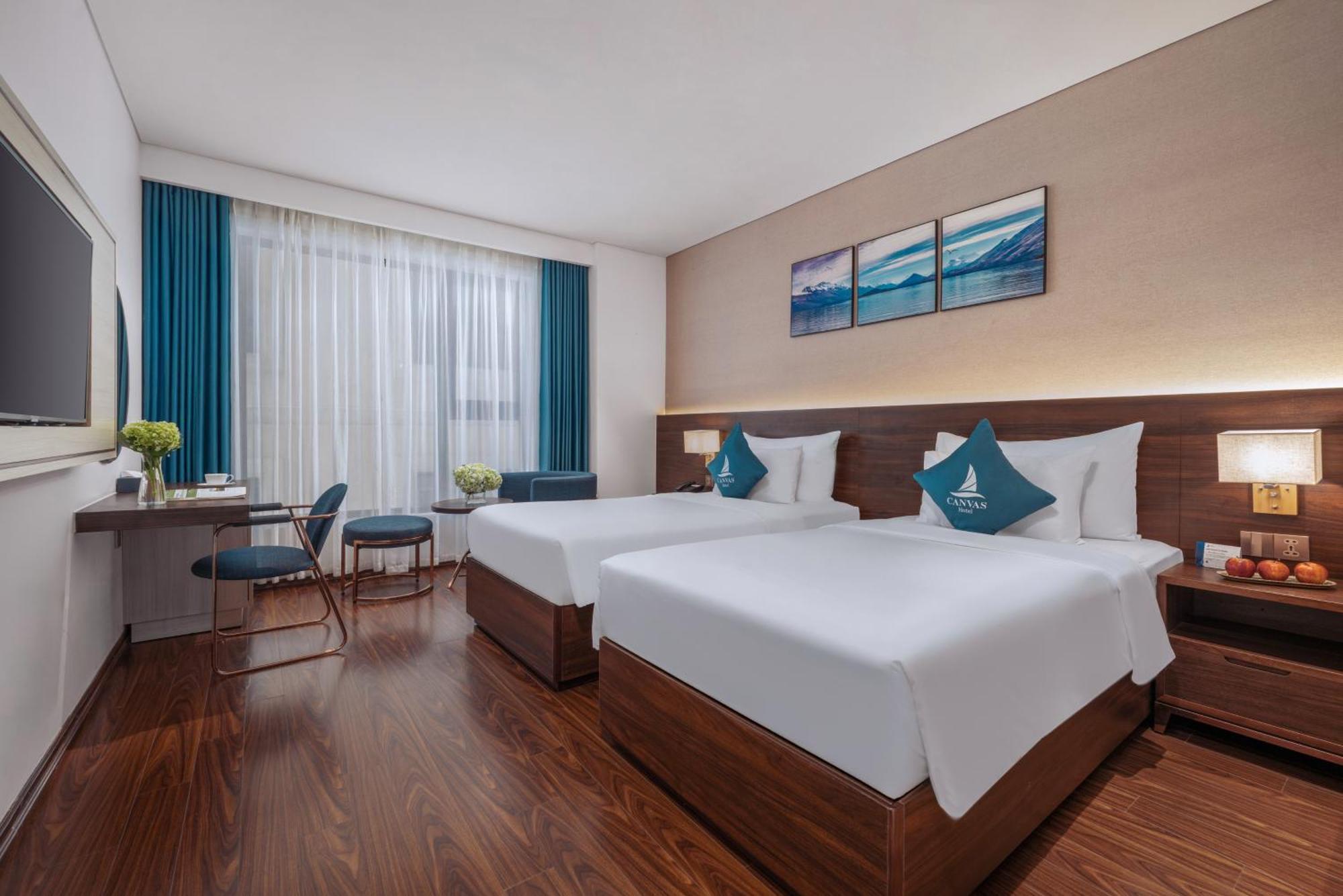 Canvas Danang Beach Hotel Exterior foto