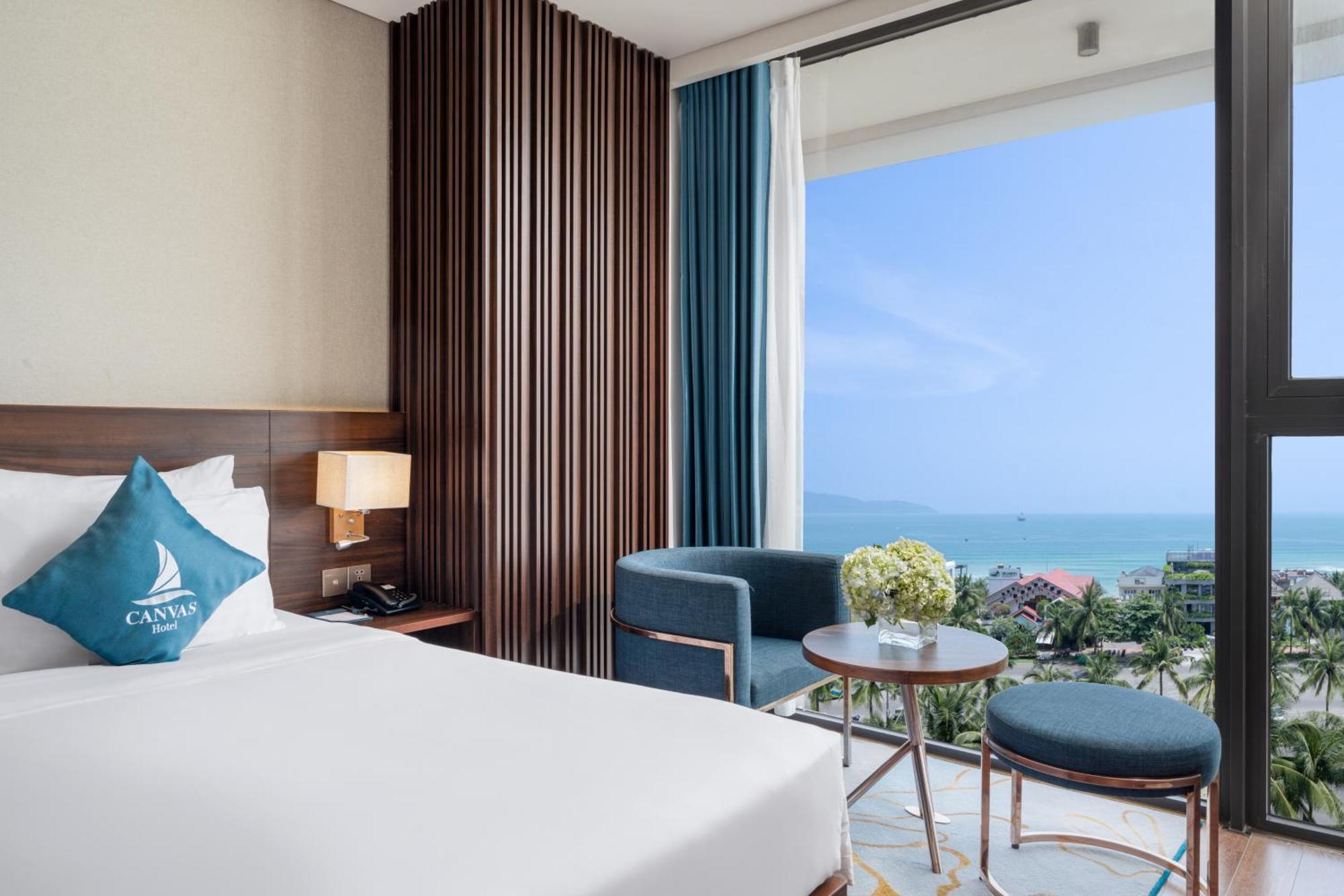 Canvas Danang Beach Hotel Exterior foto